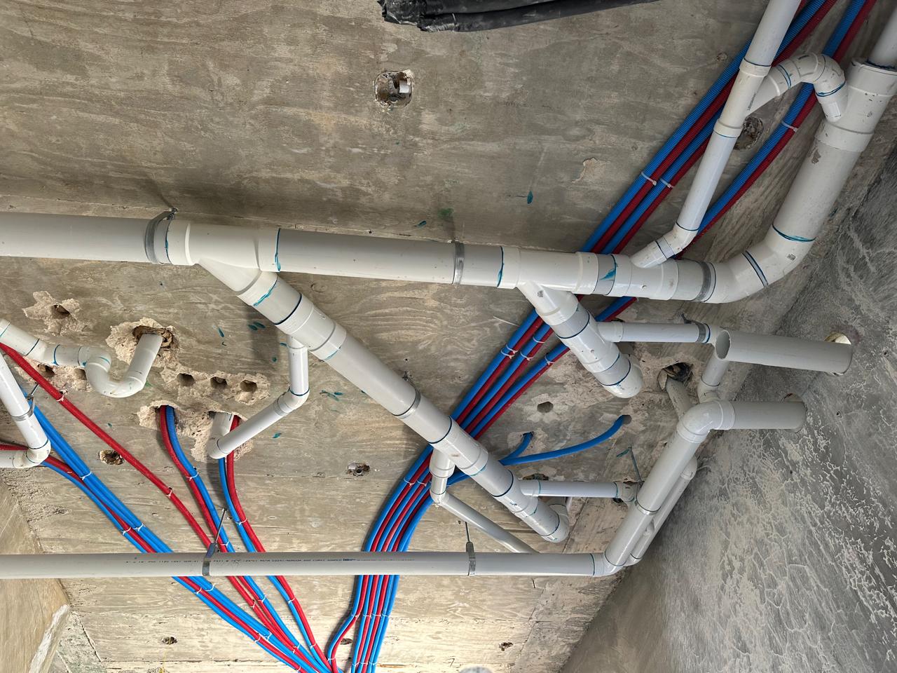Instalación de tubería nueva realizada por MSP